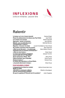Inflexions n°61 : Ralentir