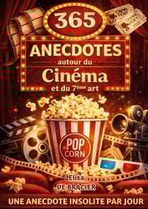 365 anecdotes autour du cinéma et du 7ème art : Secrets de tournage, anecdotes incroyables et curiosités du cinéma, rentrez dans les coulisses du 7eme art