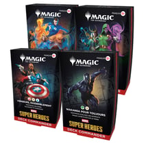 Bundle de decks Commander Magic : The Gathering - Marvel Super Heroes (inclut les 4 decks)