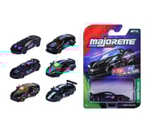Lot de 6 voitures SL Neon Racer X1 - Majorette