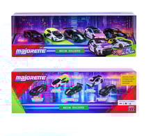 Lot de 5 voitures SL Neon Racer - Majorette