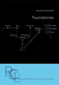 Revue des collèges cliniques du champ lacanien n.25 : Traumatismes