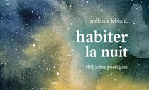 Habiter la nuit : 108 actes poétiques