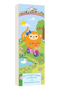 25 marque-pages à colorier - Mes petits amis - Mes beaux jours cosy