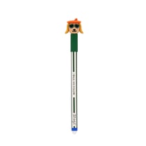 Stylo effaçable Mr Wonderful - BOBO Amalfi - Teckel : I walk, you follow - Bleu - Pointe moyenne