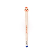 Stylo effaçable Mr Wonderful - BOBO - Poulette : I'm the egg-spert - Bleu - Pointe moyenne
