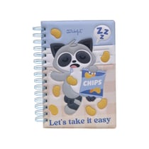 Carnet squishy Mr Wonderful - A5 - Raton laveur