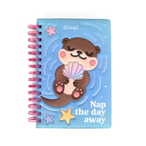 Carnet squishy Mr Wonderful - A5 - Loutre - 240 pages unies