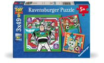 3 puzzles 49 pièces - Ravensburger - Toy Story - En mission