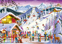 Puzzle 1000 pièces - Au rythme des pistes - Ravensburger