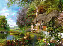 Puzzle 1500 pièces - Cottage de campagne - Ravensburger