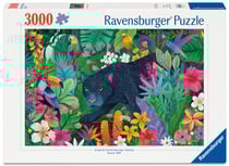 Puzzle 3000 pièces - Panthère danss la jungle - Ravensburger