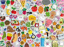 Puzzle 500 pièces - Stickers kawaii - Ravensburger