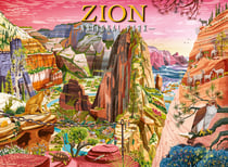 Puzzle 500 pièces - Parc national de Zion - Ravensburger