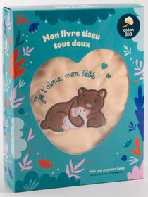 Je t'aime, mon bébé ! : Mon livre tissu tout doux