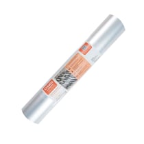 Flex thermocollant - Puff métallique argenté - 30 x 90 cm - Créalia