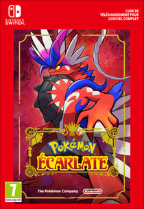 Code de téléchargement Pokémon Ecarlate - Nintendo Switch
