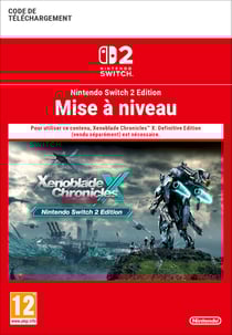 Xenoblade Chronicles X: Definitive Edition Nintendo - Code de téléchargement pour mise à niveau - Switch 2