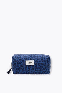 Kit trousse Promod Couture - Imprimé léopard bleu - 30 x 11 x 15 cm