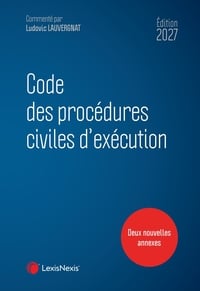 Code des procédures civiles d'exécution (édition 2027)