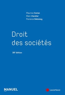 Droit des sociétés (39e édition)