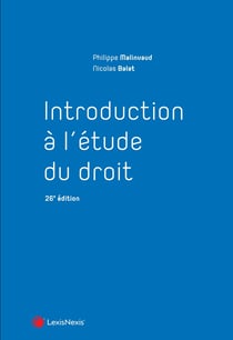 Introduction à l'étude du droit (26e édition)