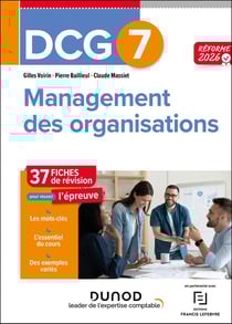 DCG 7 : Management des organisations - Fiches de révision (édition 2026/2027)