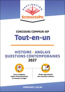 Destination Sciences Po : Concours commun IEP - Tout-en-un (édition 2027)