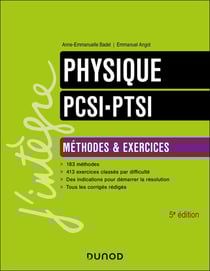 Physique - PCSI - PTSI - Méthodes et exercices (5e édition)