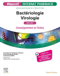 Bactériologie - Virologie 2026-2027 : L'enseignement en fiches (édition 2026/2027)
