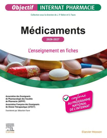 Médicaments : L'enseignement en fiches (édition 2026/2027)