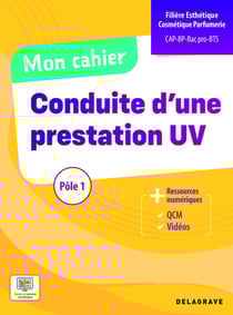 Mon cahier de Conduite d'une prestation UV - CAP, Bac Pro, BP, BTS Esthétique Cosmétique Parfumerie (2026) - Pochette élève