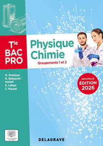 Physique - Chimie Tle Bac Pro Groupements 1 et 2 (2026) - Pochette élève