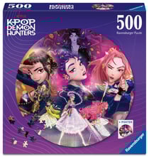 Puzzle rond 500 pièces Ravensburger - KPop Demon Hunters - Pour les fans