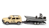 Land Rover Defender Safari avec bateau - Siku