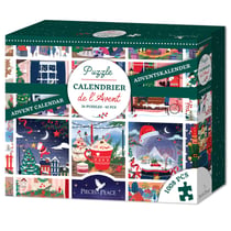 Calendrier de l'avent - 24 Mini-Puzzles - Pieces & Peace