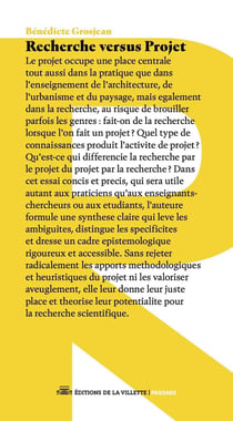 Recherche vs Projet