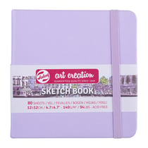 Carnet de croquis Talents Art Creation - Violet pastel - 12 x 12 cm - 80 feuilles
