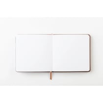 Carnet Sketchbook - Brun - 14 x 14 cm - 80 feuilles