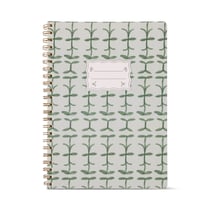 Carnet à spirales - Tulip - vert - A5 14,8 x 21 cm - 160 pages lignées
