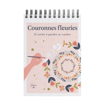 Peinture au numéro : couronnes fleuries - Maison Joliette