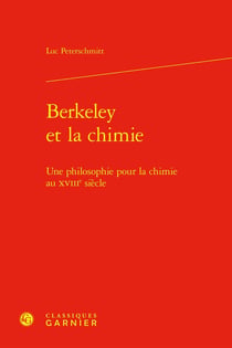 Berkeley et la chimie : Une philosophie pour la chimie au XVIIIe siècle