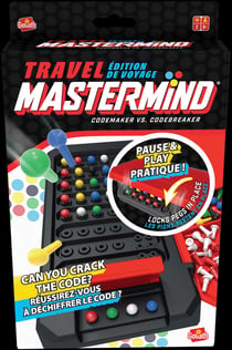 Mastermind travel - Jeu de société à deux -  Jeu de stratégie - Goliath