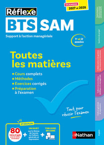 Toutes les matières - BTS SAM (édition 2027/2028)
