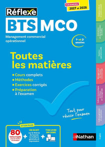 Toutes les matières - BTS MCO (édition 2027/2028)