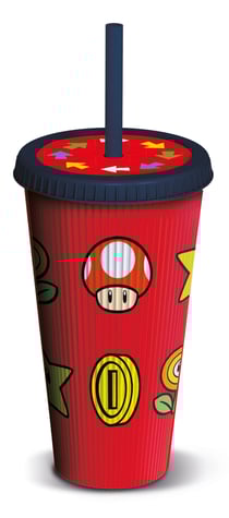 Tumbler avec paille - Super Mario - 790 ml
