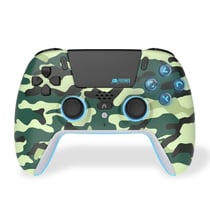 Manette Bluetooth à LED Trade Invaders - Pour Sony Playstation 5 - Green Camo