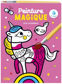 Peinture magique les licornes