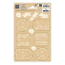 Lot de 6 étiquettes cadeaux autocollantes Editions Cely - Nature
