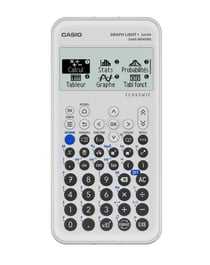 Calculatrice scolaire graphique - Casio - Collège Lycée - Graphlight Plus - Blanc